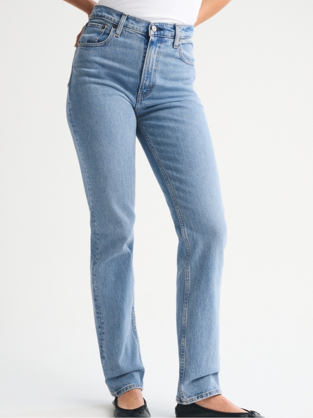 ABERCROMBIE & FITCH 90s Straight Ultra High Rise Jeans